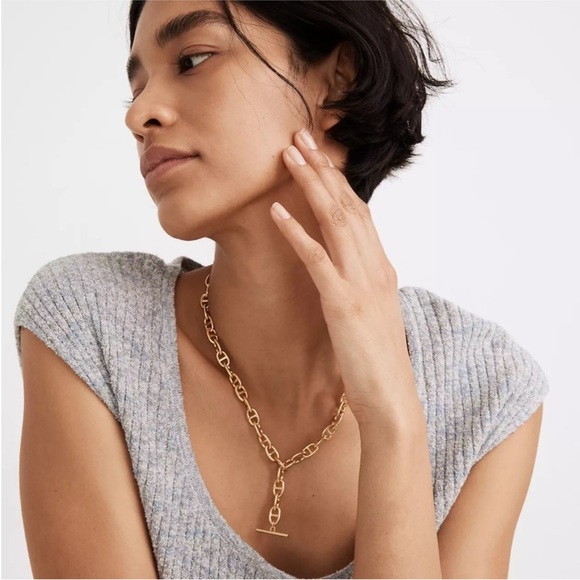 Madewell Jewelry - MADEWELL Chunky Chain Lariat Necklace MD567